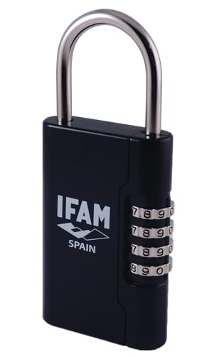 Ifam Surface Hanging Key Guard, seitlich zu öffnende Kombination, für bis zu 10 Schlüssel, 10000 Kombinationen, ideal für Kurzzeitvermietung, Schlüsseltresor für draußen, Schlüsselkasten für draußen von Ifam