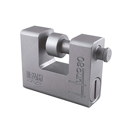 IFAM| Vorhängeschloss Huno80| Durchmesser 14mm| Legierter Stahl| U-Form| Hohe Sicherheit und Witterungsbeständigkeit| Außeneinsatz| Maximaler Schutz IFAM| Vorhängeschloss Huno80| Durchmesser 14mm| Legierter Stahl| U-Form| Hohe Sicherheit und Witterungsbeständigkeit| Außeneinsatz| Maximaler Schutz von Ifam