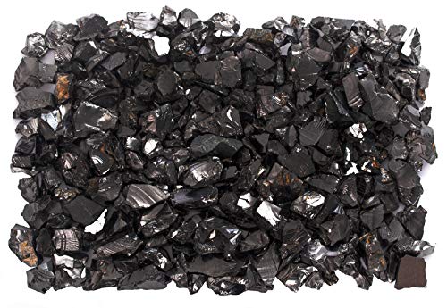 Igox Edel Schungit Steine - Authentisch Elite Shungite Heilung Wasser - 150 Gramm Größe S von Igox