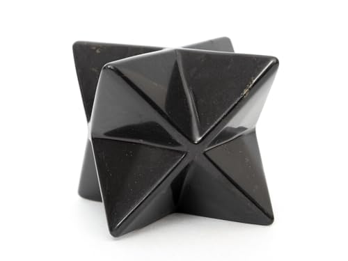 Igox Schungit Merkaba 5 cm Stein - Natürlicher Stern - Shungite Steine Kristall Schutz Meditation Energie Generator Heilung Chakra Igox Schungit Merkaba 5 cm Stein - Natürlicher Stern - Shungite Steine Kristall Schutz Meditation Energie Generator Heilung Chakra von Igox