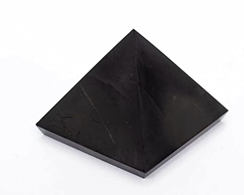 Igox Schungit Pyramide Poliert 10 cm Echtem Steine Shungite Heilung (100 x 100 mm) von Igox