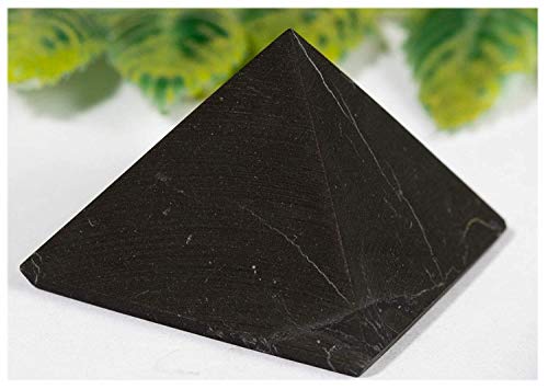 Igox Schungit Pyramide Poliert Echtem Steine Shungite Heilung Russland (30 x 30 mm) von Igox