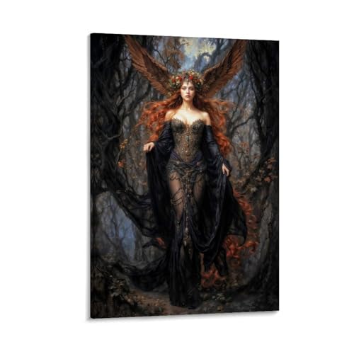 Igtefte Lilith Goddess Poster auf Leinwand, Kunst, Gemälde, Büro, Zuhause, Bar, ästhetische Wanddekoration, 60 x 90 cm Igtefte Lilith Goddess Poster auf Leinwand, Kunst, Gemälde, Büro, Zuhause, Bar, ästhetische Wanddekoration, 60 x 90 cm von Igtefte