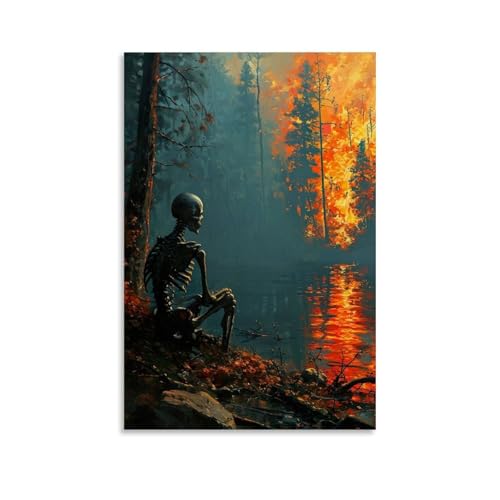 Igtefte Lonely Poster auf Leinwand, Kunst, Gemälde, Büro, Zuhause, Bar, ästhetische Wanddekoration, 20 x 30 cm Igtefte Lonely Poster auf Leinwand, Kunst, Gemälde, Büro, Zuhause, Bar, ästhetische Wanddekoration, 20 x 30 cm von Igtefte