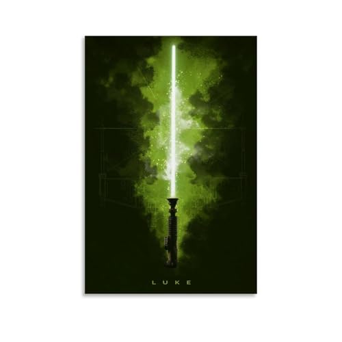 Igtefte Luke Poster auf Leinwand, Kunst, Gemälde, Büro, Zuhause, Bar, ästhetische Wanddekoration, 50 x 75 cm von Igtefte