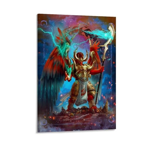 Igtefte Magnus The Red Poster Leinwand Kunst Gemälde Büro Zuhause Bar Ästhetische Wanddekoration 20 x 30 cm von Igtefte