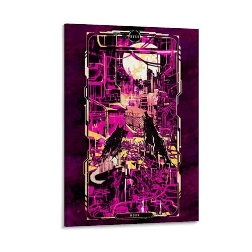 Igtefte Mond-Poster, Leinwand-Kunst, Gemälde, Büro, Zuhause, Bar, ästhetische Wanddekoration, 50 x 75 cm Igtefte Mond-Poster, Leinwand-Kunst, Gemälde, Büro, Zuhause, Bar, ästhetische Wanddekoration, 50 x 75 cm von Igtefte