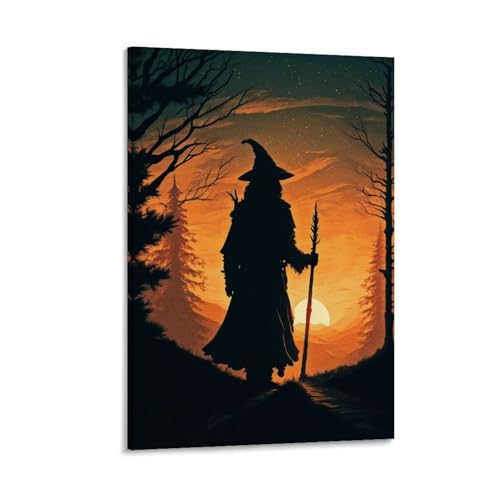 Igtefte Poster "Mystic Journey" auf Leinwand, Kunst, Gemälde, Büro, Zuhause, Bar, ästhetische Wanddekoration, 40 x 60 cm Igtefte Poster "Mystic Journey" auf Leinwand, Kunst, Gemälde, Büro, Zuhause, Bar, ästhetische Wanddekoration, 40 x 60 cm von Igtefte
