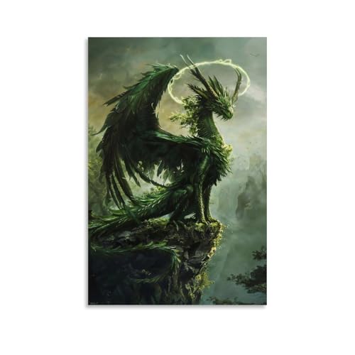 Igtefte Poster auf Leinwand, Motiv: Majestät des Waldes, Malerei, Büro, Zuhause, Bar, ästhetische Wanddekoration, 20 x 30 cm Igtefte Poster auf Leinwand, Motiv: Majestät des Waldes, Malerei, Büro, Zuhause, Bar, ästhetische Wanddekoration, 20 x 30 cm von Igtefte