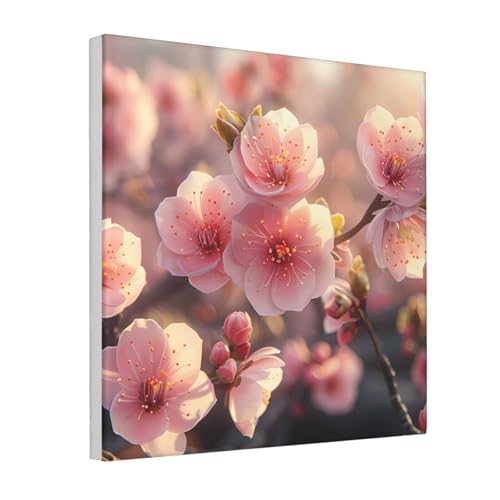 IguaTu Japanische Frühlingspflaume Blumen Leinwand Wandkunst Dekor für Wohnzimmer – gerahmtes modernes Kunstwerk mit Holzrahmen, einfach aufzuhängen IguaTu Japanische Frühlingspflaume Blumen Leinwand Wandkunst Dekor für Wohnzimmer – gerahmtes modernes Kunstwerk mit Holzrahmen, einfach aufzuhängen von IguaTu