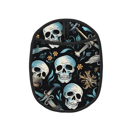 Piraten Hitzebeständige Silikon Ofenmatten Rutschfeste und Verbrühungsfreie Küchenhandschuhe - Zum Backen Kochen Grillen von IguaTu