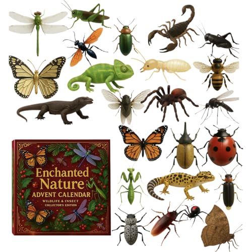 Ihdjasg 2025 Weihnachts Kleintier Adventskalender - Acryl Weihnachtstier Figuren,Deko für Thanksgiving Geburtstag Wohnung Schulzimmer,Party Festtagsdekoration Ihdjasg 2025 Weihnachts Kleintier Adventskalender - Acryl Weihnachtstier Figuren,Deko für Thanksgiving Geburtstag Wohnung Schulzimmer,Party Festtagsdekoration von Ihdjasg