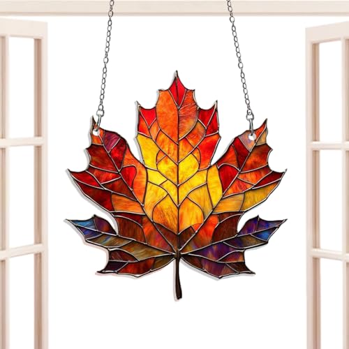 Ihdjasg Acryl Flaches Ornament - Herbst Erntedankfest Dekoration,Herbst Ahorn 2D Acryl Sonneneinfang Dekoration - Für Familie Nachbarn Weihnachten Einzug Wohnzimmer Schlafzimmer Ihdjasg Acryl Flaches Ornament - Herbst Erntedankfest Dekoration,Herbst Ahorn 2D Acryl Sonneneinfang Dekoration - Für Familie Nachbarn Weihnachten Einzug Wohnzimmer Schlafzimmer von Ihdjasg