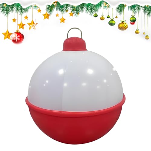 Ihdjasg Aufblasbare Weihnachtskugeln Für Den Baum | 60 cm Große Outdoor Weihnachtsanhänger - Aufhängbare Weihnachtsdekoration | Für Dachvorsprünge Geländer Zweige Rasen Wohnzimmer Schlafzimmer Ihdjasg Aufblasbare Weihnachtskugeln Für Den Baum | 60 cm Große Outdoor Weihnachtsanhänger - Aufhängbare Weihnachtsdekoration | Für Dachvorsprünge Geländer Zweige Rasen Wohnzimmer Schlafzimmer von Ihdjasg