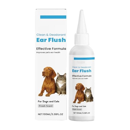 Ihdjasg Hund Ohrenreiniger,3.38 FL.oz Ohrreinigungslösung Für Hunde - Effektive Formel zur Reinigung und Pflege bei Juckreiz,Juckreiz Pflege und Behandlung Ihdjasg Hund Ohrenreiniger,3.38 FL.oz Ohrreinigungslösung Für Hunde - Effektive Formel zur Reinigung und Pflege bei Juckreiz,Juckreiz Pflege und Behandlung von Ihdjasg