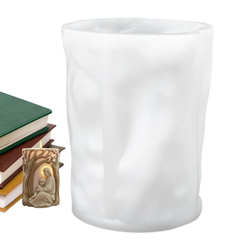Ihdjasg Jesus Silikon Formen Für Harz | Schokoladenform - Einfache Entformung Silikonform Für Weihnachten Seife Backen Gips Kerzen Harz Fondant Bastelprojekte | Weihnachtsschmuck von Ihdjasg