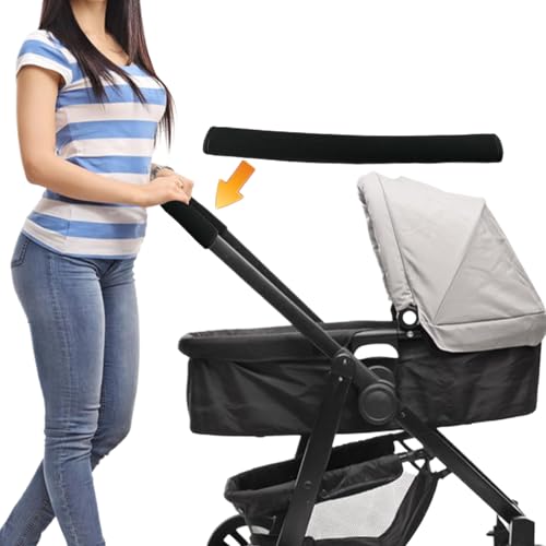 Ihdjasg Kinderwagen Lenkerabdeckung | Abnehmbarer Kinderwagen Lenkerschutz,Umhüllung Staubschutz Für Schutz Unterwegs Pendeln Park Draußen Winter Täglich Stadt Spaziergang | Zum Schutz für Winter von Ihdjasg
