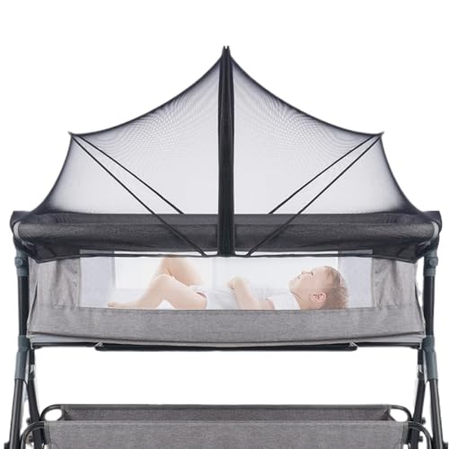 Ihdjasg Netz Babybett, Insektenschutz Kinderwagen Abdeckung, Mit Atmungsaktives Faltbares Mesh, Für Schaukelwiege Kinderbett Laufstall Babyhängematte Ihdjasg Netz Babybett, Insektenschutz Kinderwagen Abdeckung, Mit Atmungsaktives Faltbares Mesh, Für Schaukelwiege Kinderbett Laufstall Babyhängematte von Ihdjasg