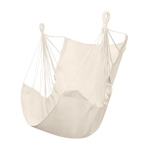 Ihdjasg Schaukelstuhl | Gartenmöbel Schaukelstuhl Für Bäume - Bequemer und entspannender Sitz mit max. 150kg Tragkraft für Innenbereich Terrasse Schlafsaal Camping Garten von Ihdjasg