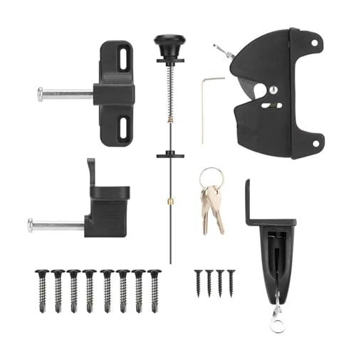 Ihdjasg Torverriegelung Für Holzzäune,Automatische Torverriegelungen - Robuste Sichtschutz Lösung Für Hof Pool Garten Gerätehaus Terrasse Draußen Ihdjasg Torverriegelung Für Holzzäune,Automatische Torverriegelungen - Robuste Sichtschutz Lösung Für Hof Pool Garten Gerätehaus Terrasse Draußen von Ihdjasg