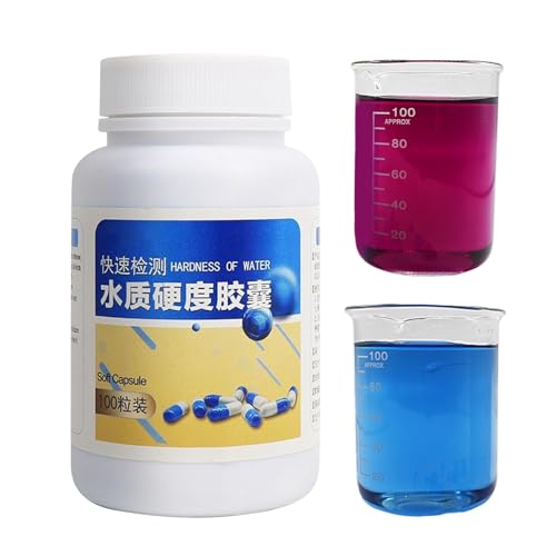 Ihdjasg Wasserhärte Testkit - Wassertest Set für Zuhause,Härtebestimmung für Aquarium Teich Hydroponik Süßwasser Pool Tank - Wasserhärte Teststreifen Ihdjasg Wasserhärte Testkit - Wassertest Set für Zuhause,Härtebestimmung für Aquarium Teich Hydroponik Süßwasser Pool Tank - Wasserhärte Teststreifen von Ihdjasg