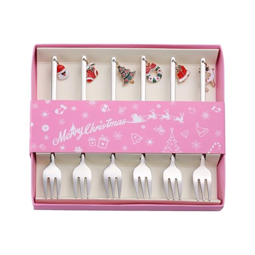Ihdjasg Weihnachts-Kaffeelöffel,Weihnachts-Dessertlöffel | Kleine 6 Stück Kaffeelöffel Teelöffel Rührlöffel | Dessertlöffel-Set, Bestecklöffel in Lebensmittelqualität für Kaffee, Tee, Suppe, Zucker, Ihdjasg Weihnachts-Kaffeelöffel,Weihnachts-Dessertlöffel | Kleine 6 Stück Kaffeelöffel Teelöffel Rührlöffel | Dessertlöffel-Set, Bestecklöffel in Lebensmittelqualität für Kaffee, Tee, Suppe, Zucker, von Ihdjasg