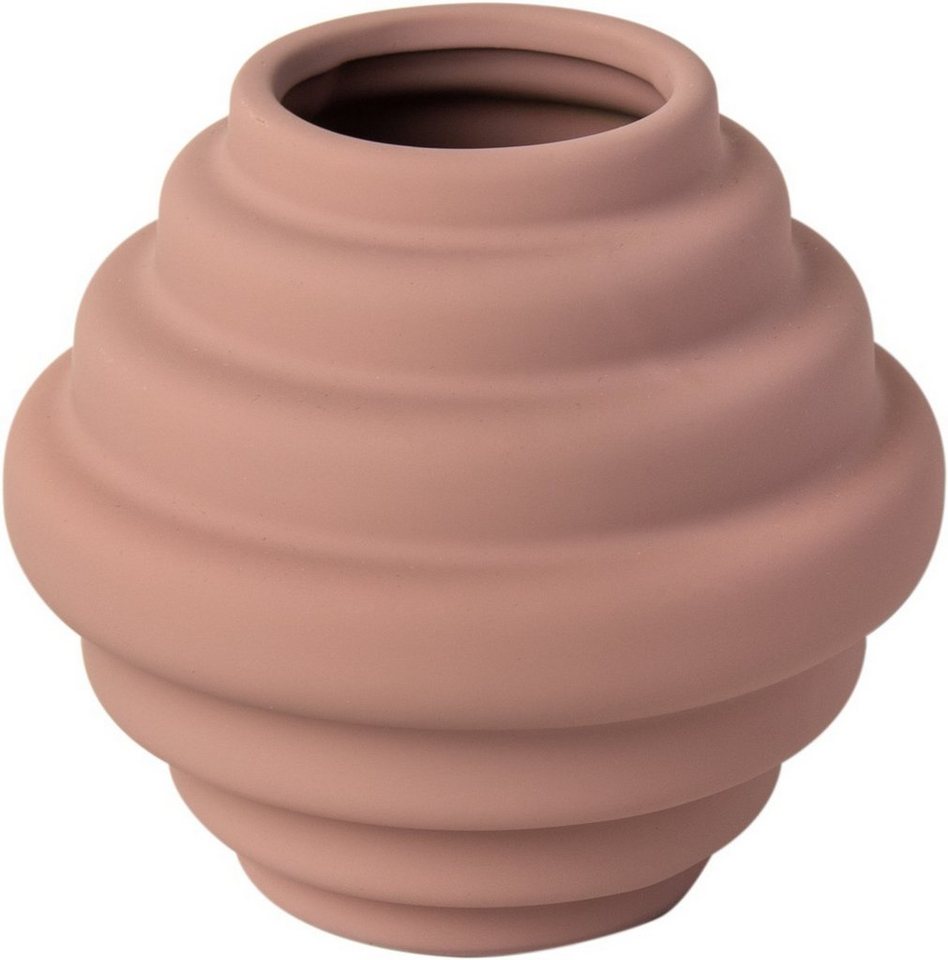 Ihr Ideal Home Range GmbH Tischvase Belles Fleurs Keramik Vase old rose 16x15 cm (1 St) von Ihr Ideal Home Range GmbH