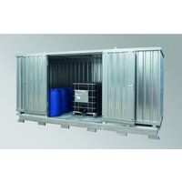 LaCont Sicherheitslagerhaus SLH-NB 6 x 3, HxBxT 2570 x 6075 x 2875 mm, verzinkt, RAL 5015 himmelblau von LaCont