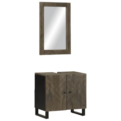 Iiaky 2-TLG. Badmöbel-Set Badezimmer MöBel Set Badinstallationen BadezimmermöBel Set Schwarz Massivholz Mango Iiaky 2-TLG. Badmöbel-Set Badezimmer MöBel Set Badinstallationen BadezimmermöBel Set Schwarz Massivholz Mango von Iiaky