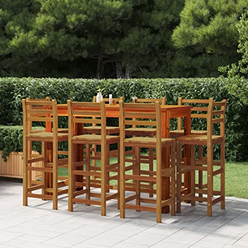 Iiaky Barhocker 8 STK. Barhocker Outdoor Bistrotisch Hocker Barhocker Set Massivholz Akazie // 3115988 Iiaky Barhocker 8 STK. Barhocker Outdoor Bistrotisch Hocker Barhocker Set Massivholz Akazie // 3115988 von Iiaky