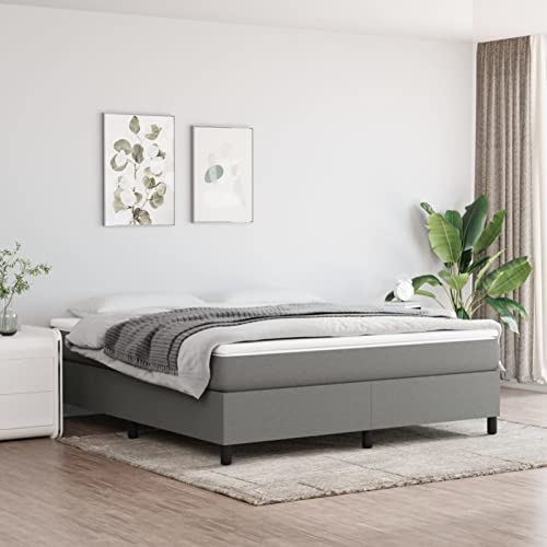 Iiaky Bettgestell ohne Matratze Bett Bed Frame Bettrahmen Betten Bett Ohne Matratze Bettgestell Dunkelgrau 160x200 cm Stoff // 3120871 Iiaky Bettgestell ohne Matratze Bett Bed Frame Bettrahmen Betten Bett Ohne Matratze Bettgestell Dunkelgrau 160x200 cm Stoff // 3120871 von Iiaky