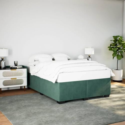 Iiaky Bettgestell ohne Matratze Bett Bed Frame Bettrahmen Betten Bett Ohne Matratze Bettgestell Dunkelgrün 140x190 cm Samt // 3284634 Iiaky Bettgestell ohne Matratze Bett Bed Frame Bettrahmen Betten Bett Ohne Matratze Bettgestell Dunkelgrün 140x190 cm Samt // 3284634 von Iiaky