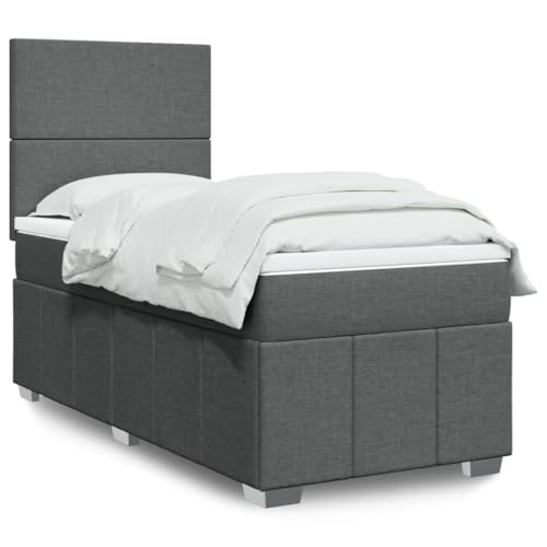 Iiaky Boxspringbett mit Matratze Betten Mit Matratze Schlafzimmer Bett Boxspringbett Mit Matratze Dunkelgrau 90x200 cm Stoff // 3291545 Iiaky Boxspringbett mit Matratze Betten Mit Matratze Schlafzimmer Bett Boxspringbett Mit Matratze Dunkelgrau 90x200 cm Stoff // 3291545 von Iiaky