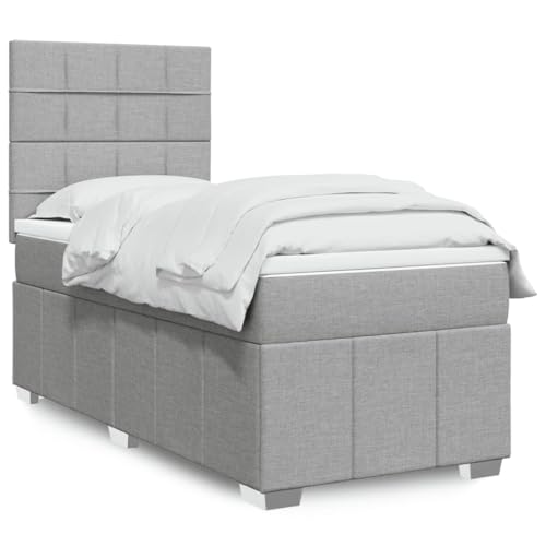 Iiaky Boxspringbett mit Matratze Betten Mit Matratze Schlafzimmer Bett Boxspringbett Mit Matratze Hellgrau 80x200 cm Stoff // 3291495 Iiaky Boxspringbett mit Matratze Betten Mit Matratze Schlafzimmer Bett Boxspringbett Mit Matratze Hellgrau 80x200 cm Stoff // 3291495 von Iiaky