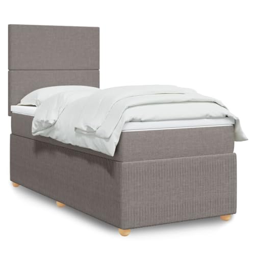 Iiaky Boxspringbett mit Matratze Betten Mit Matratze Schlafzimmer Bett Boxspringbett Mit Matratze Taupe 100x200 cm Stoff // 3291964 Iiaky Boxspringbett mit Matratze Betten Mit Matratze Schlafzimmer Bett Boxspringbett Mit Matratze Taupe 100x200 cm Stoff // 3291964 von Iiaky
