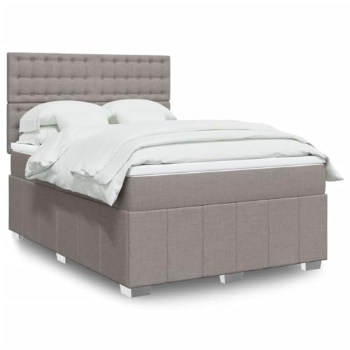 Iiaky Boxspringbett mit Matratze Betten Mit Matratze Schlafzimmer Bett Boxspringbett Mit Matratze Taupe 140x190 cm Stoff // 3293981 Iiaky Boxspringbett mit Matratze Betten Mit Matratze Schlafzimmer Bett Boxspringbett Mit Matratze Taupe 140x190 cm Stoff // 3293981 von Iiaky