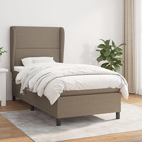 Iiaky Boxspringbett mit Matratze Betten Mit Matratze Schlafzimmer Bett Boxspringbett Mit Matratze Taupe 90x190 cm Stoff // 3127849 Iiaky Boxspringbett mit Matratze Betten Mit Matratze Schlafzimmer Bett Boxspringbett Mit Matratze Taupe 90x190 cm Stoff // 3127849 von Iiaky