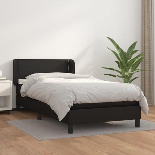 Iiaky Boxspringbett mit Matratze Schwarz 80x200 cm Kunstleder Bett Mit Matratze Boxspringbett Bettgestell Polsterbetter Iiaky Boxspringbett mit Matratze Schwarz 80x200 cm Kunstleder Bett Mit Matratze Boxspringbett Bettgestell Polsterbetter von Iiaky