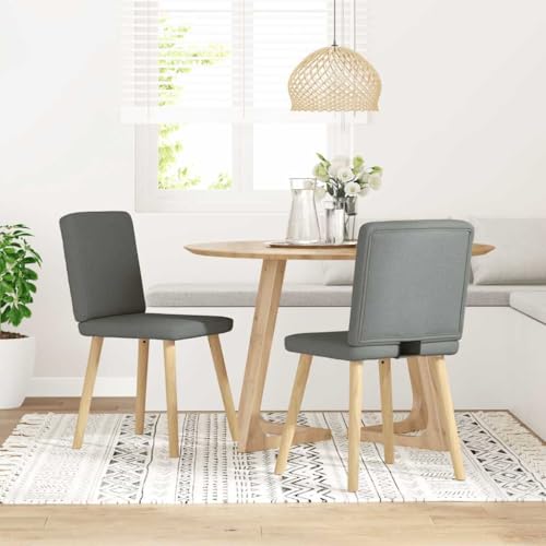 Iiaky Esszimmerstühle 2 STK. EsszimmermöBel Esszimmerstuhl Dining Chair Esszimmer StüHle EsszimmerstüHlen Dunkelgrau Stoff Iiaky Esszimmerstühle 2 STK. EsszimmermöBel Esszimmerstuhl Dining Chair Esszimmer StüHle EsszimmerstüHlen Dunkelgrau Stoff von Iiaky