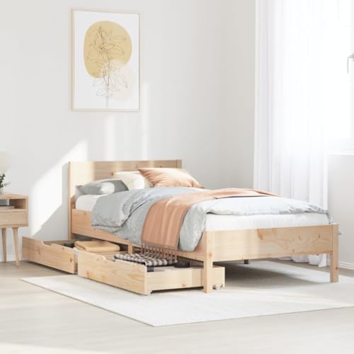 Iiaky Massivholzbett ohne Matratze Bed Frame Massivholzbett Holzbett Bettrahmen Bett Ohne Matratze 90x190 cm Kiefer // 3301770 Iiaky Massivholzbett ohne Matratze Bed Frame Massivholzbett Holzbett Bettrahmen Bett Ohne Matratze 90x190 cm Kiefer // 3301770 von Iiaky