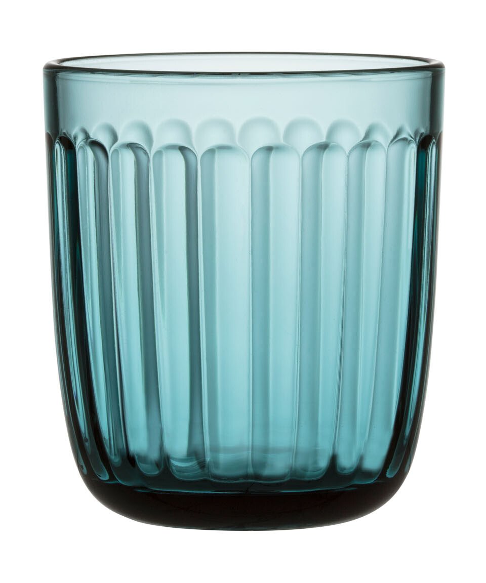 Iittala 2er Set Trinkglas 26cl Raami sea blue von Iittala