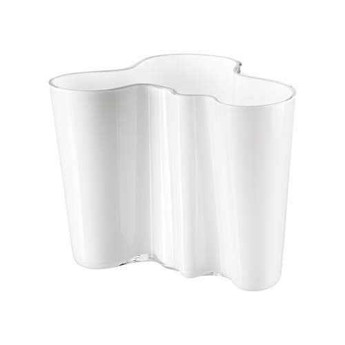 Iittala Vase Aalto 160 mm Weiß aus Glas Iittala Vase Aalto 160 mm Weiß aus Glas von Iittala