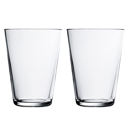 Iittala 1008589 Kartio 2-er Set Gläser klar, 40 cl, Glas von Iittala
