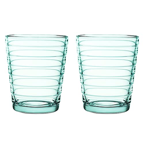 Iittala Aino Aalto Trinkglas 22 cl, 2-er Set, wassergrün von Iittala