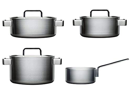 Iittala 1010451 Pfannen 4er Tools Pfannen-4er Set, Edelstahl, Silber, 30 cm, 4 von Iittala