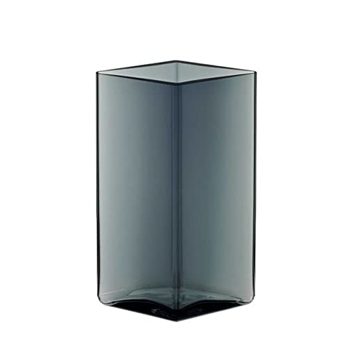 Iittala 1015592 Ruutu Vase, 115 x 115 x 180 mm, grau von Iittala