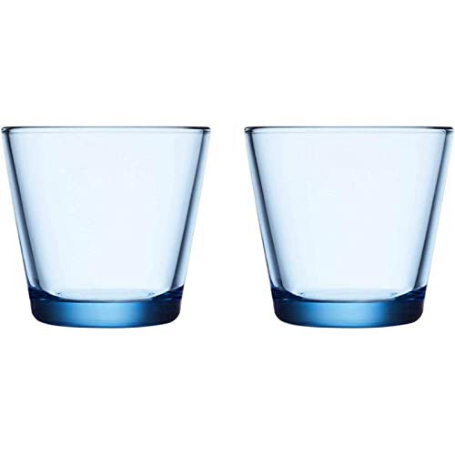 Iittala 1024679 Kartio 2-er Set Gläser 21cl, aqua, Glas von Iittala
