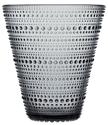 Iittala 1025721 Kastehelmi Vase 154mm, grau, Glas von Iittala