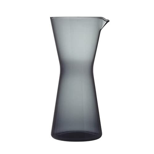 Iittala 1057033 Kartio Karaffe 95cl, dunkelgrau, Glas von Iittala