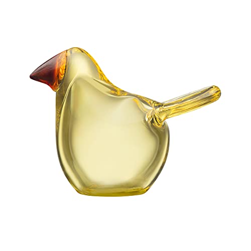 Iittala 1057703 Birds by Toikka Fliegenschnäpper Zitronengelb lxbxh: 12 3 x 10 x 9 1 cm von Iittala